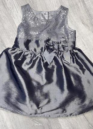 Нарядное платье george, 9-12мес