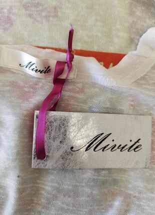 Стильна яскрава жіноча футболка уцінка mivite, італія, р.m/l/xl10 фото