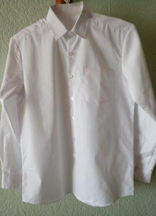 Белая рубашка на 12 -13 лет2 фото