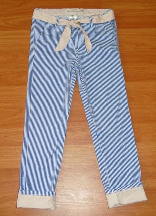 Стильные брюки,джинсы в вертикальную полоску,116,122,5-6 лет
