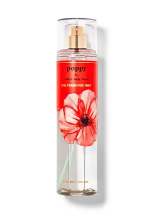 Парфумований спрей для тіла bath and body works poppy