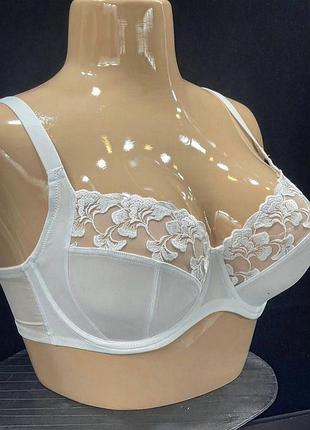 Бюстгальтер белый acousma u6336 без поролона мягкая чашка