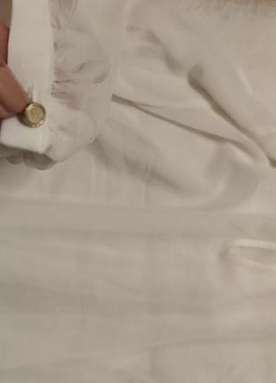 Біла прозора блузка2 фото