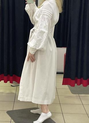 Біла вишита сукня galychanka4 фото