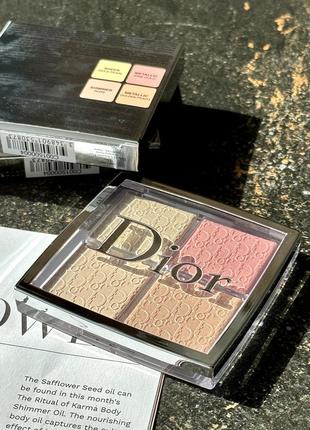 Палетка dior backstage glow face palette 004 rose gold3 фото