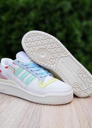 Жіночі кросівки adidas forum low кросівки адідас форум низькі icon5 фото