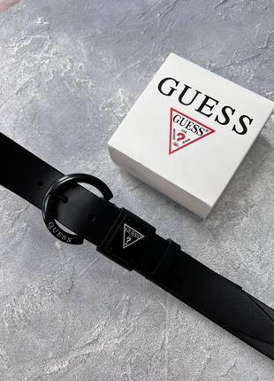 Женский ремень guess черный6 фото