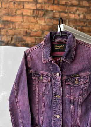 Wrangler women's 90s vintage rare denim jacket винтажная джинсовка, джинсовая куртка2 фото