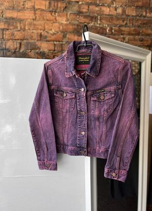 Wrangler women's 90s vintage rare denim jacket винтажная джинсовка, джинсовая куртка
