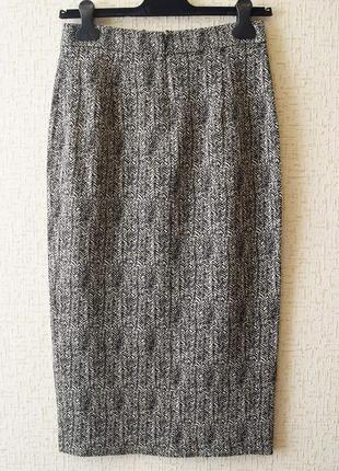 Юбка trussardi jeans (италия), серого цвета4 фото