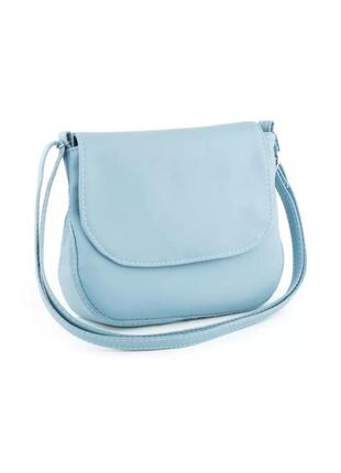 Жіноча сумка кросбоді sambag rose голуба8 фото