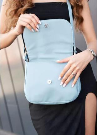 Жіноча сумка кросбоді sambag rose голуба6 фото