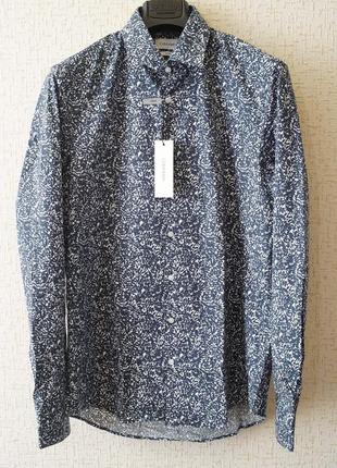 Чоловіча сорочка calvin klein c принтом, slim fit.