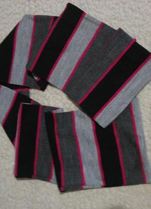 Шарфик в смужку