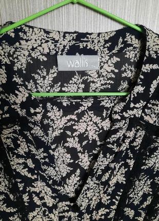 Блуза из вискозы от бренда wallis в 14/42 👠🌹6 фото