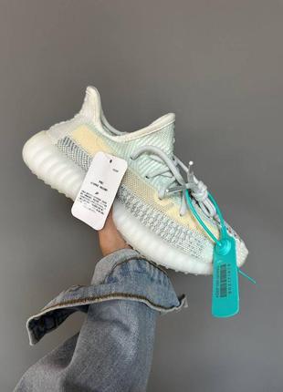 Женские кроссовки adidas yeezy boost 350 v2 « cloud white» premium