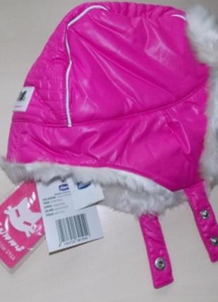 Новая фирменная зимняя шапочка chicco р-р 9-10 лет (56-58)оригинал