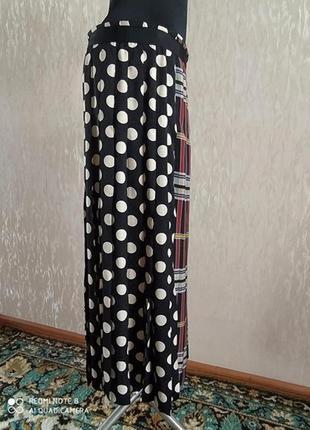 Комбинированная юбка плиссе zara women6 фото