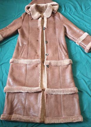 Натуральная дубленка куртка пальто 3 длины трансформер