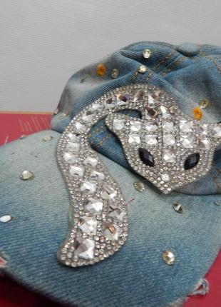Жіноча бейсболка джинс vintage стік р. xl 025gb (тільки в зазначеному розмірі, тільки 1 шт.)