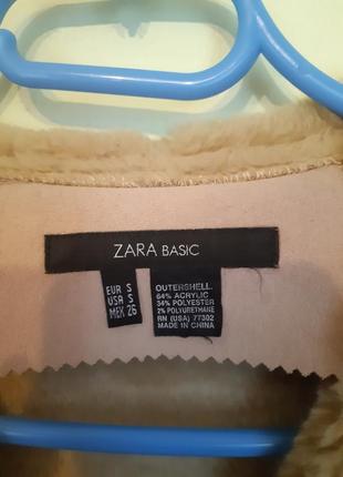 Дубленка zara basic4 фото