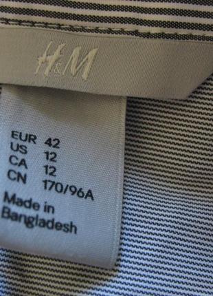 Рубашка в полоску h&m3 фото