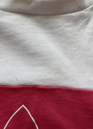 Стильная яркая оригинальная укороченная кроп топ футболка на подростка 9-10 140 adidas6 фото