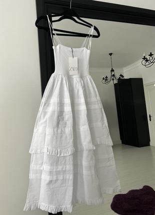 Zara біла сукня, s2 фото