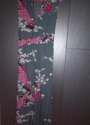 Стильное легкое платье сарафан, размер 38/10/m