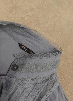 Сорочка блуза мила блузочка аніме с рюшами в стилі zara h&m3 фото