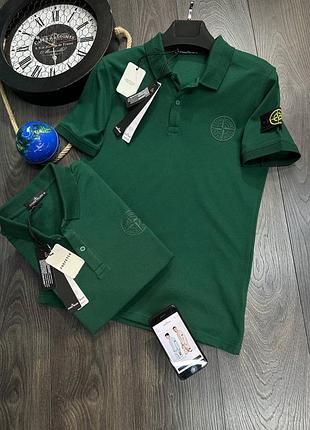 Летняя футболка мужская поло летняя мужская футболка поло stone island