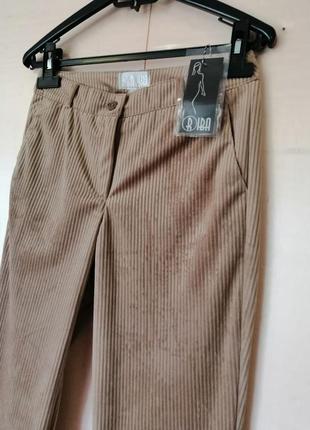 Крутые стильные вельветовые брюки в рубчик7 фото