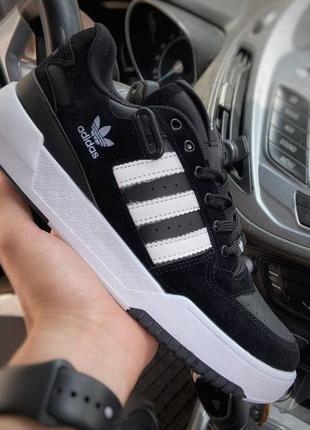 Adidas forum black&amp;white4 фото