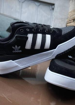 Adidas forum black&amp;white6 фото