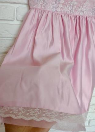 Нарядное пышное платье 104 на 4 г., праздничное розовое3 фото