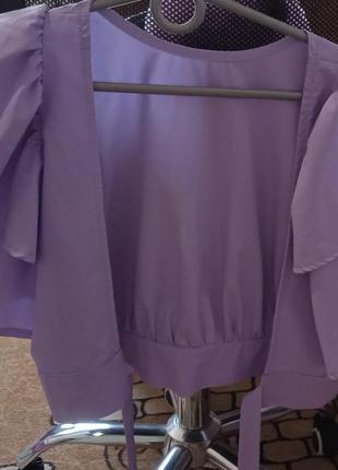 Блузка фіолетового кольору2 фото