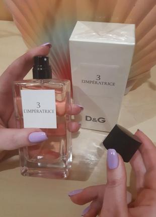 Женская туалетная вода dolce & gabbana d&g anthology 3 l`imperatrice дольче и габбана 3 императрица 100
мл
,2 фото