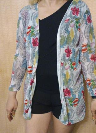 Классный стильный халат парео туника пляжная, накидка1 фото