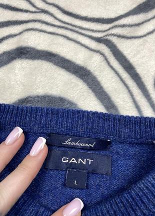 Шерстяной свитер gant