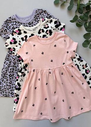 Літні сукні для дівчаток в яскравій палітрі з леопардовим принтом від бренду george 🇬🇧