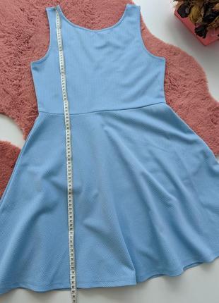Нежное голубое платье от h&amp;m🌊 l-xl5 фото