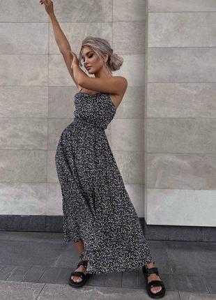 ❤️ шикарний легкиф сарафан жіночий сукня плаття платье довге міді2 фото