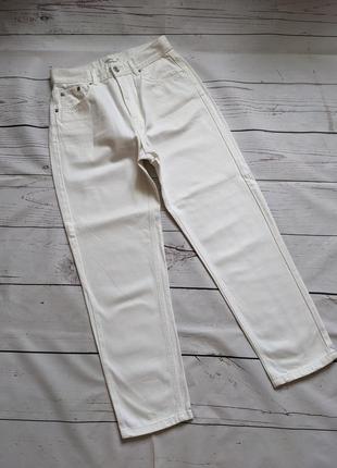 Белоснежные мом-джинсы от pull &amp; bear2 фото