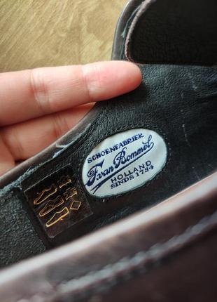 Шикарные мужские кожаные туфли floris van bommel, р 42,59 фото