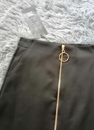 Крутая стильная юбка на замотке с кольцом и карманами видеообзоров в тик тока2 фото