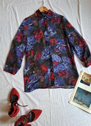 Вінтажна блуза, блузка , сорочка1 фото