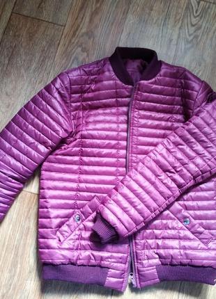 Куртка бордовая бургунди