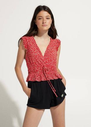 Красивый цветочный топ/блузка/блуза