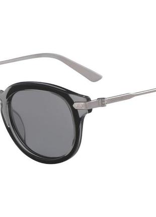 Calvin klein ck18701s c50 072 crystal smoke black броулайнеры очки солнцезащитные в оправе из титнового сплава