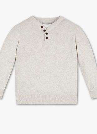 Хлопковый свитер-обманка c&a cunda